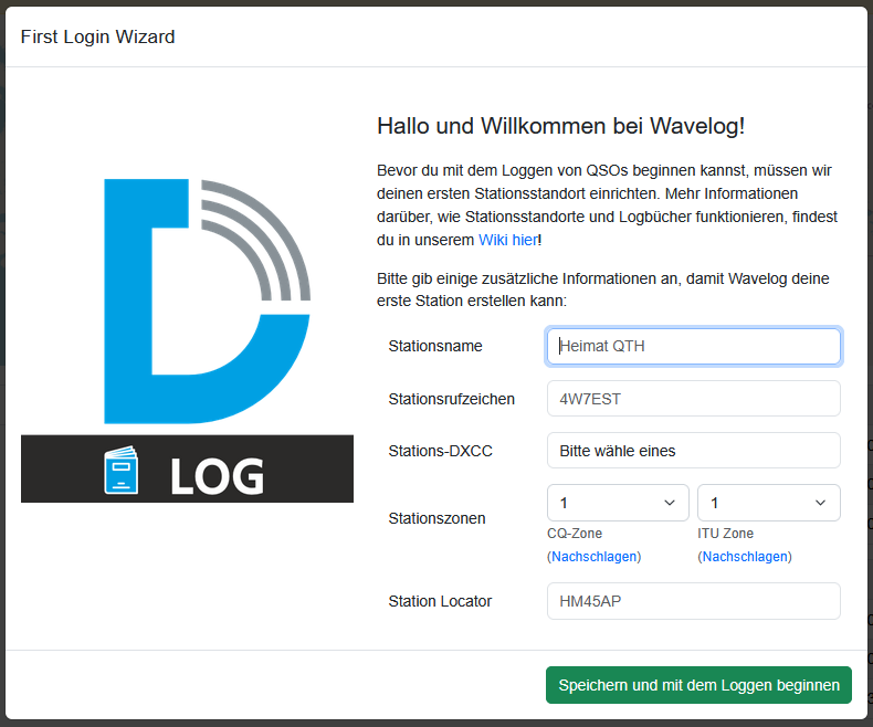Darstellung der eben beschriebenen Maske
